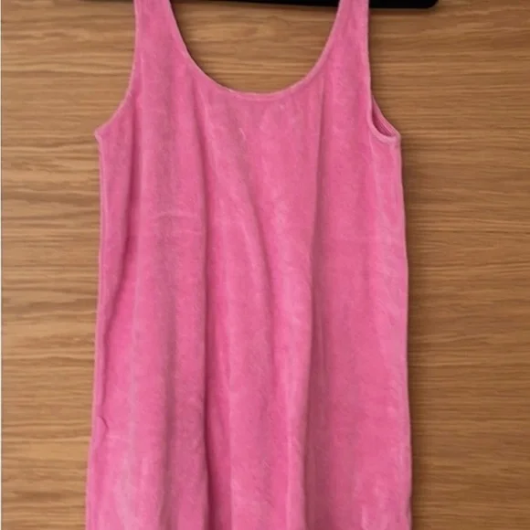 Zara Vibrant Pink Terry Dress - Picture 3 of 7